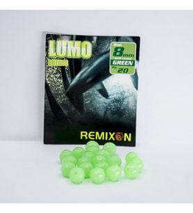 Remixon 8mm Yuvarlak Soft Boncuk (20 Adet) YEŞİL