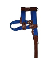 Lovely Ayarlanır Köpek Göğüs Tasması 2,5cm 10-20 Kg Aralığındaki Köpeklere MAVİ
