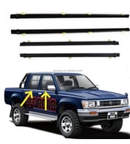 Toyota Hılux LN85 Dış Cam Sıyırıcı Fitil 4 Adet Set 1990-1997