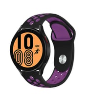 Samsung Gear S3 22mm Uyumlu Kordon Silikon Esnek Yumuşak Delikli Spor KRD-02 Kayış