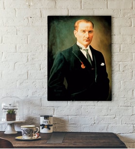 BK Home Atatürk Tasarımlı Kanvas Tablo-7