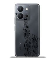 Vivo Y36 Kapak HD Renkli Dizayn Silikon Kılıf - Saksofon