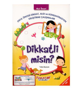 Dikkatli misin? Etkinlik Kitabı Yumurcak Yayınları