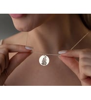 KİŞİYE ÖZEL TASARIM KOLYE ANI KOLYE (Gümüş)