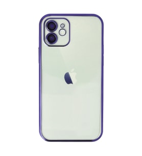 Iphone 11 Kılıf Lensli Silikon - Mor