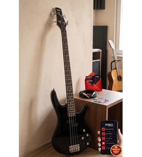 Midex MBG-400BK Üst Segment Profesyonel Bas Gitar 4 Telli