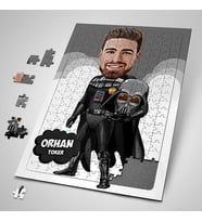 Kişiye Özel Darth Vader Karikatürlü Puzzle