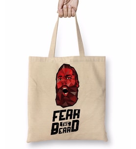 James Harden Fear The Beard Bez Çanta Uzun Saplı
