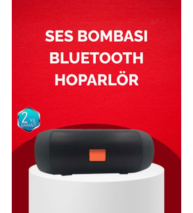 Mey İthalat® Bluetooth Hoparlör 20W Bass Güçlü Ses Usb Flash Aux Destekli