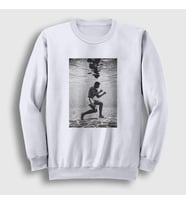 Presmono Unisex Beyaz Pool Muhammed Ali Sweatshirt 230571tt