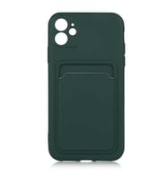 Lexroo iPhone 12 Kılıf Ofix Kılıf - Koyu Yeşil