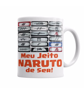 Meu Jeito Naruto de Ser Kupa Bardak Porselen