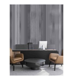 Dreamwall Çizgili Arkaplan Desenli Silinebilir Tekstil Duvar Kağıdı (Siyah)