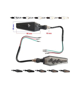 Sinyal Led Kayan Yıldırım (Beyaz Parklı) 2 Li Set (3)