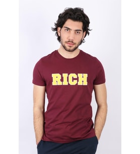 Erkek Nakış Baskılı T-shirt