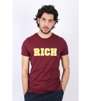 Erkek Nakış Baskılı T-shirt