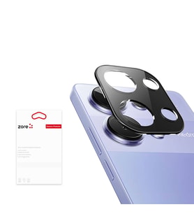 Xiaomi Redmi Note 13 Pro 4G Uyumlu Zore 3D Kamera Camı (Siyah)