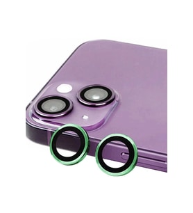 Durukar® iPhone 15 Raze Metal Kamera Lens - Yeşil