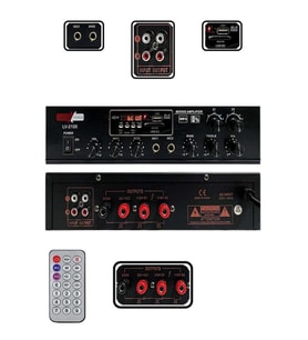 Lastvoice Lv-2100 Hat Trafolu 2 Bölgeli Stereo Anfi 2x100W Usb-Bt