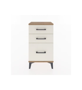 Arges Komodin 3 Çekmeceli 44x30x80 Çam-Aytaşı
