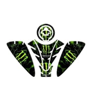 Gogo Tank Pad Set 009 Mnstr Yeşil-siyah Yamaha Yzf-R25 2019-2024