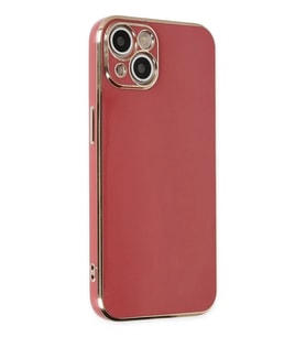 iPhone 14 Kılıf Volet Silikon - Kırmızı