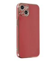 iPhone 14 Kılıf Volet Silikon - Kırmızı