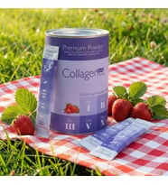 Collagen Forte Premium Kolajen Powder 10g X 30 Şase Biotin & Multivitamin Çilek Aromalı