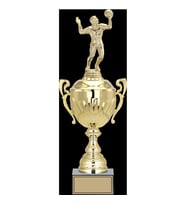 ODAK KUPA - Figürlü Kupalar - Voleybol Erkek Figürlü Kupalar FG-089 C - 44 cm