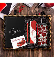 eJOYA Öğretmenlere Özel Tasarım Defter & Kalem & Matara & Akrilik Kitap Ayracı Hediye Kutusu 114410