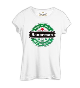 Slayer - Jeff Hanneman Angel of Death Beyaz Kadın Tshirt