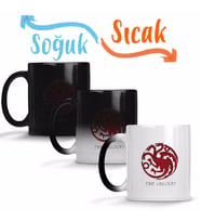 Casa Targaryen Got Fire Ve Blood Sihirli Kupa Bardak Porselen