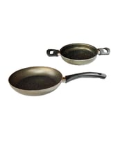 Mehtap 24 CM Granit Tava ve 20 CM Sahan Seti