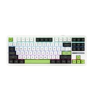 AULA F87 Pro White Green LEOBOG Greywood V4 Switch RGB Kablosuz Hotswap Mekanik Gaming Klavye