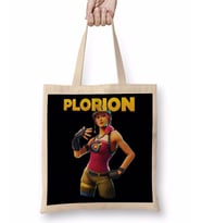 Fortnite Plorıon Bez Çanta Uzun Saplı
