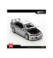 /64 Mitsubishi Lancer Evolution IV Steel Silver Metallic