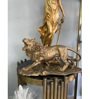 Dekoratif Aslan  Biblo Büyük Boy (Bronz)