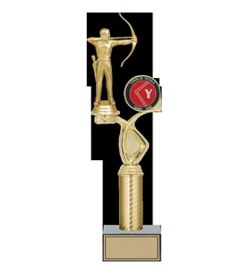 ODAK KUPA - Figürlü Kupalar - Okçu Figürlü Kupalar FG-015 B - 38 cm