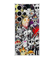 PrintiFy Samsung Galaxy S24 Ultra Kamera Korumalı Kapak Anime Tasarımlı Şeffaf Kılıf