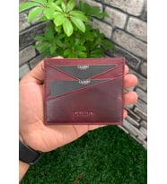 Guard Antik Bordo Hakiki Deri Kartlık P5202