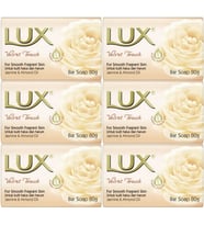 Lux Sabun 80GR Velvet Touch (Kadife Dokunuş) (6 Lı Set)