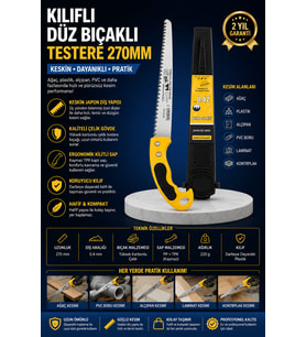 Bahçe ve Ağaç Budama Testeresi Ergonomik Saplı