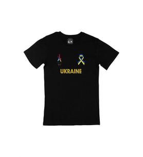 Paris 2024 Yaz Olimpiyatları Ukrayna Siyah Tişört