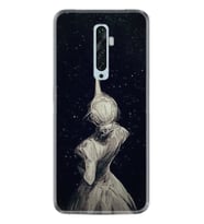 Oppo Reno 2Z 4 Lite 4 Pro 5 6 7 A31 Kılıf Desemli Silikon Star Woman 1332