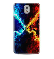 Samsung Note 3 4 5 8 9 20 Ultra 10 Lite Kılıf Desenli Silikon Red Blue Leon 1714