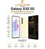 LUXELLOOM Galaxy A35 5G Uyumlu Nano Şeffaf Ekran Koruyucu