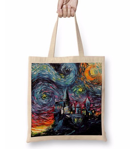 Van Gogh Never Saw Hogwarts Bez Çanta Uzun Saplı