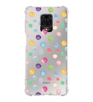 PrintiFy Xiaomi Redmi Note 9s Uyumlu Water Color 6 Baskılı Şeffaf Köşe Korumalı Antişok Kılıf