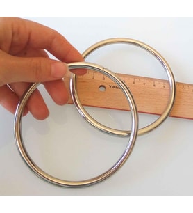 Angel Çanta Aksesuar 10 Cm Gümüş Renk Metal Çanta Sapı