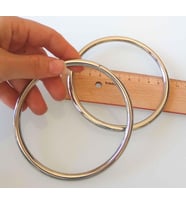 Angel Çanta Aksesuar 10 Cm Gümüş Renk Metal Çanta Sapı